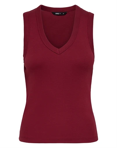 Only - ONLRina Tank Top - Winery